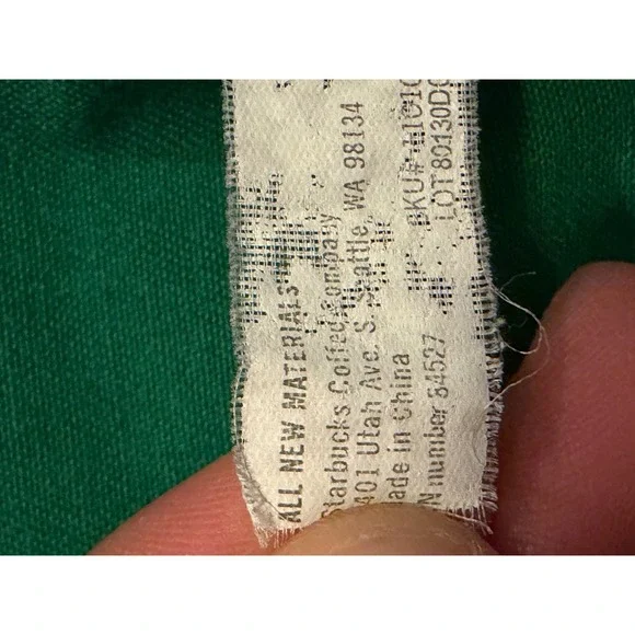 Starbucks Green Apron Embroidered Logo Work Uniform Chef Barista Cafe 2 Pack * - Picture 5 of 8